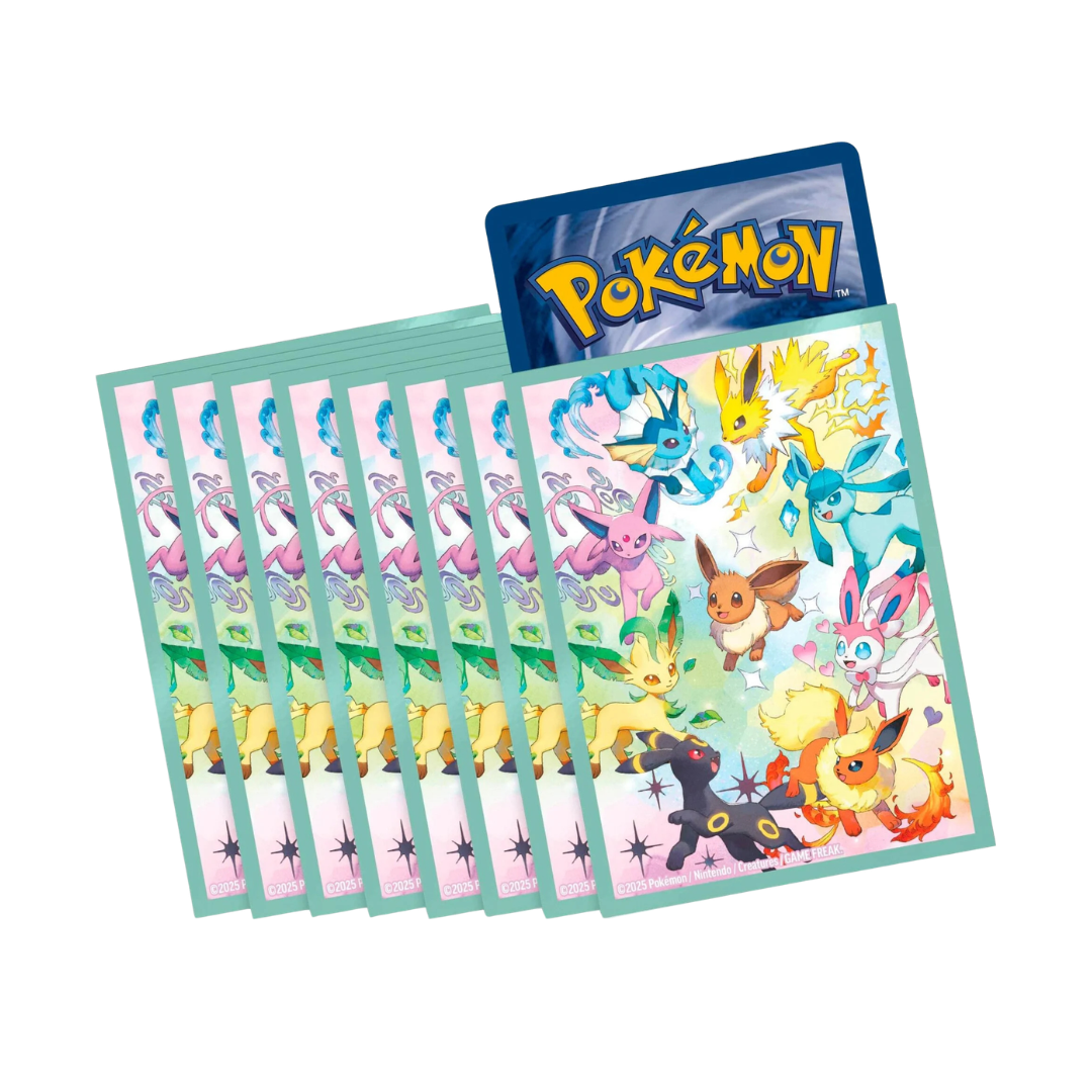Card Sleeves Evoluzioni Prismatiche - Confezione da 65 pezzi