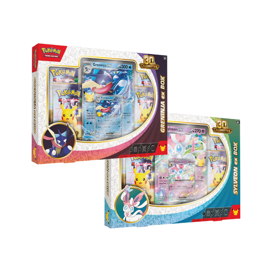 Collezioni 30° Anniversario - Collezioni di Greninja e Sylveon ex