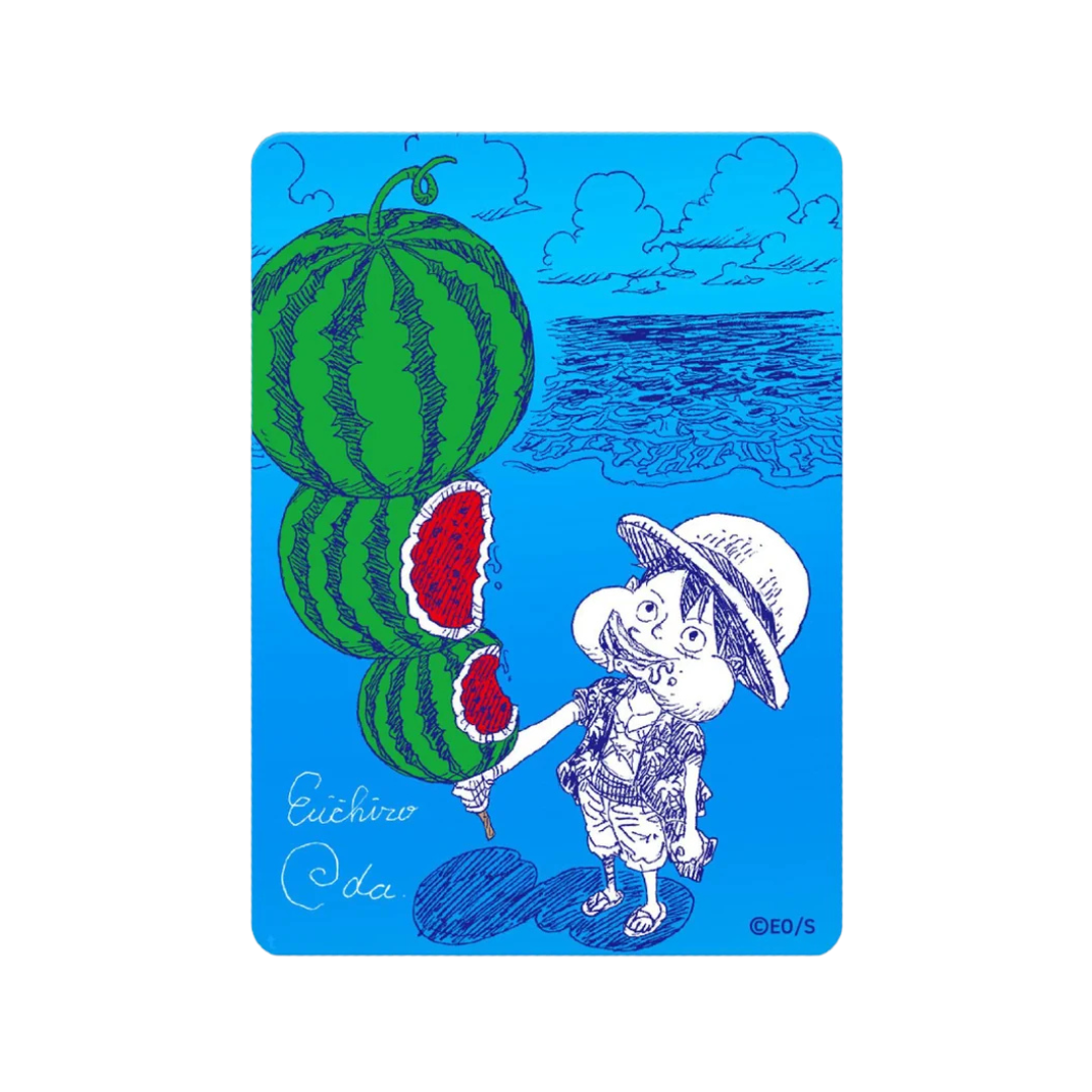 Monkey D. Luffy Watermelon - Natsucomi Meta Kira Promo